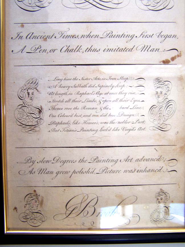 A Charming 18th century engraving entitled "Painting" printed in London in 1741 — image 3